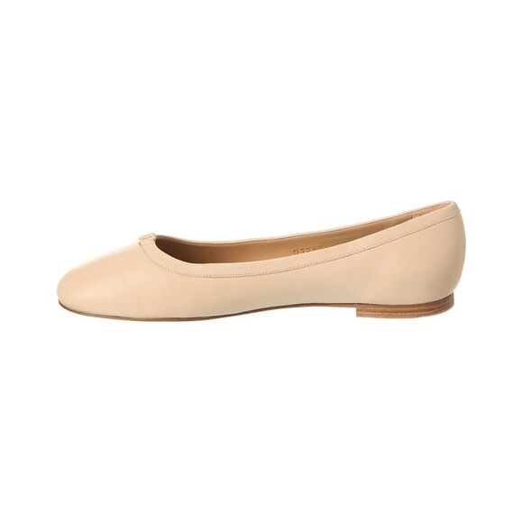 Chloé Lauren Leather Ballerina Flat, Beige - Picture 2 of 5